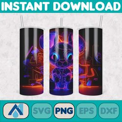 3d all styles cartoon 20oz skinny tumbler design, 3d floral movie tumbler, cartoon tumbler design png (63)