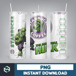 cartoon tumbler, starbucks tumbler 20oz skinny sublimation, cute digital design, png instant download (5)