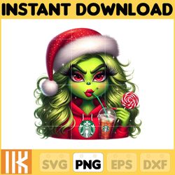 red bougie grinch file png, cheetah grinch png, mama grinch, christmas grinch, cute girl grinch png, boujee grinch mean