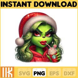 red bougie grinch file png, cheetah grinch png, mama grinch, christmas grinch, cute girl grinch png, boujee grinch mean