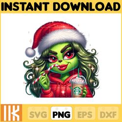 red bougie grinch file png, cheetah grinch png, mama grinch, christmas grinch, cute girl grinch png, boujee grinch mean