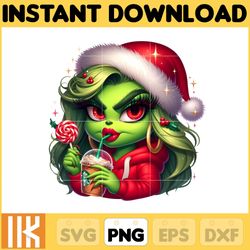 red bougie grinch file png, cheetah grinch png, mama grinch, christmas grinch, cute girl grinch png, boujee grinch mean