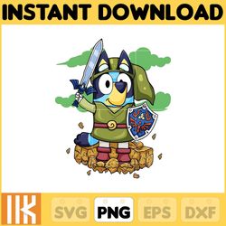bluey png, bluey chacracter png, instant download 2