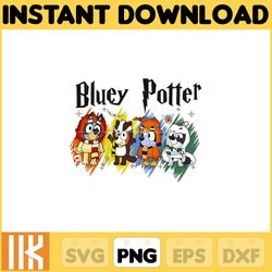 bluey potter png, bluey chacracter png, instant download