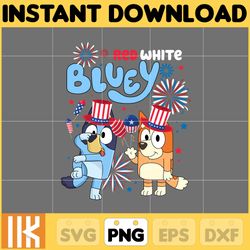 bluey red white png, bluey chacracter png, instant download