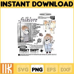 frisky swift png, bluey chacracter png, instant download