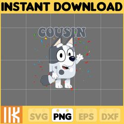 muffin cousin png, bluey chacracter png, instant download