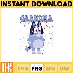 nana grandma png, bluey chacracter png, instant download