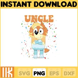 uncle rad png, bluey chacracter png, instant download
