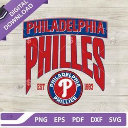 philadelphia phillies baseball svg, philadelphia phillies est 1883 svg, phillies baseball logo ,nfl svg - larendarollins
