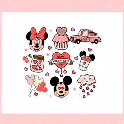 mickey minnie  amp gifts valentines day svg graphic designs files, valentine svg,valentine day svg,valentine day,happy v