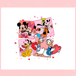 valentines day mickey minnie  amp friend svg ,valentine svg,valentine day ,valentine,happy valentine, cupid svg