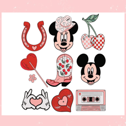 valentines day rodeo minnie mickey svg,valentine svg,valentine day ,valentine,happy valentine, cupid svg