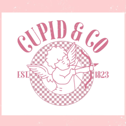 vintage cupid and co est 1823 svg,valentine svg,valentine day ,valentine,happy valentine, cupid svg