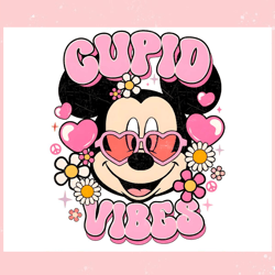 vintage mickey cupid vibes valentines day png,valentine svg,valentine day ,valentine,happy valentine, cupid svg