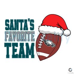 santa's favorite football team svg philadelphia eagles file,nfl svg,nfl football,super bowl, super bowl svg,super bowl 2