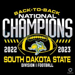 south dakota state back to back svg national champions file,nfl svg,nfl football,super bowl, super bowl svg,super bowl 2
