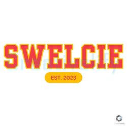 swelce est 2023 svg taylor and travis file design,nfl svg,nfl football,super bowl, super bowl svg,super bowl 2024