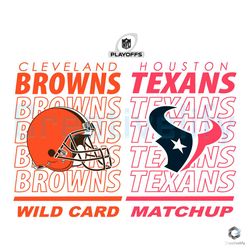 texans vs browns wild card matchup svg file download,nfl svg,nfl football,super bowl, super bowl svg,super bowl 2024