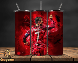 ronaldo tumbler wrap ,cristiano ronaldo tumbler design, ronaldo 20oz skinny tumbler wrap, design by quyenn store  40