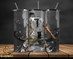 ronaldo tumbler wrap ,cristiano ronaldo tumbler design, ronaldo 20oz skinny tumbler wrap, design by quyenn store  48