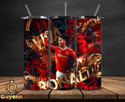 ronaldo tumbler wrap ,cristiano ronaldo tumbler design, ronaldo 20oz skinny tumbler wrap, design by quyenn store  44