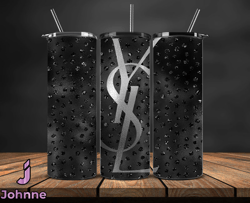 YSL  Tumbler Wrap, YSL Tumbler Png, YSL Logo , Luxury Tumbler Wraps, Logo Fashion  Design 19