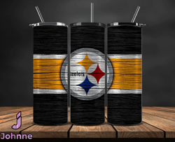 pittsburgh steelers nfl logo, nfl tumbler png , nfl teams, nfl tumbler wrap design 01