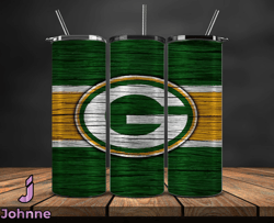 green bay packers nfl logo, nfl tumbler png , nfl teams, nfl tumbler wrap design 04