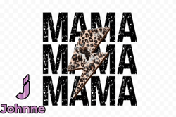 mama leopard lightning png design204