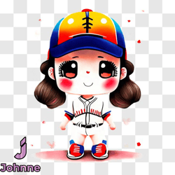 cartoon baseball player in batting stance png design 21