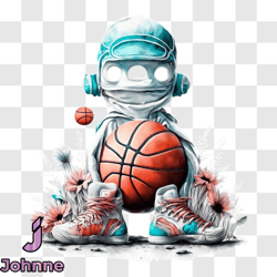 cartoon character promoting sports and athletics png design 51