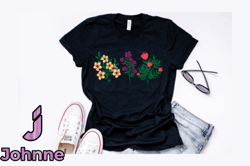 vintage wild flower t shirt design design 187