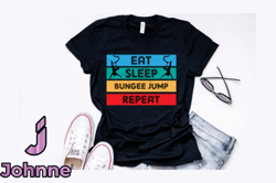 vintage bungee jump t shirt design design 202