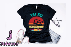 nineties party vintage t shirt design design 206