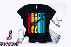 vintage giraffe t shirt design design 218