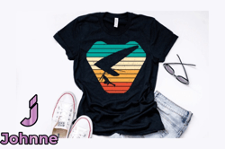 hang gliding vintage t shirt design design 222