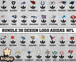 bundle 30 design logo adidas nfl, nfl logo, nfl logo team, nfl png, nfl tumbler, nfl  design 02