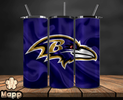 baltimore ravens tumbler wrap,  nfl teams,nfl football, nfl design png by mappp store 05