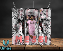 lionel  messi tumbler wrap ,messi skinny tumbler wrap png, design by umee store 01