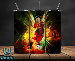 lionel  messi tumbler wrap ,messi skinny tumbler wrap png, design by umee store 04