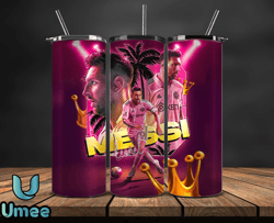 lionel  messi tumbler wrap ,messi skinny tumbler wrap png, design by umee store 27