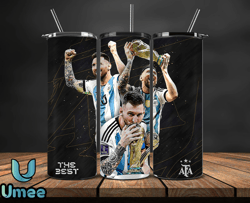 lionel  messi tumbler wrap ,messi skinny tumbler wrap png, design by umee store 44