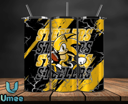 pittsburgh steelers tumbler wrap, sonic tumbler wraps,  nfl logo tumbler,nfl teams, nfl sports design by umee store 29