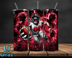 atlanta falcons tumbler wrap glow, nfl logo tumbler png, nfl design png by umee store-02