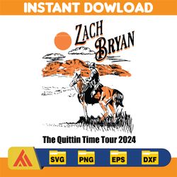 zach bryan the quittin time tour 2024 svg, country music singer, zach bryan svg, zach bryan fan svg, the quittin time to