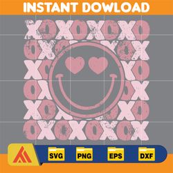 valentine heart svg, retro love svg, love svg, xoxo svg,valentines day gift, xoxo heart svg, instant download