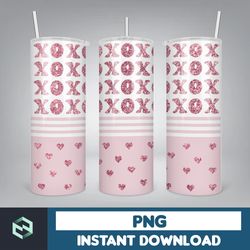 valentine tumbler wrap png, valentine 20oz skinny tumbler designs, valentine sublimation designs, valentines day tumbler