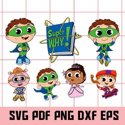 super why svg, super why clipart, super why png, super why eps, super why dxf, super why vector, super why