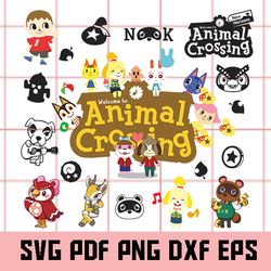 animal crossing svg, animal crossing clipart, animal crossing vector, animal crossing png, animal crossing eps, animal